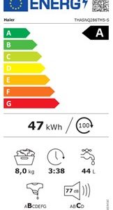Pralni stroj – inverter, toploader – HAIER THASNQ286TM5