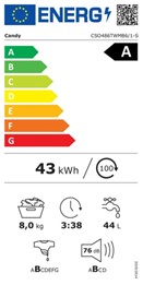Pralni stroj- inverter – CANDY CSO 486TWMB6